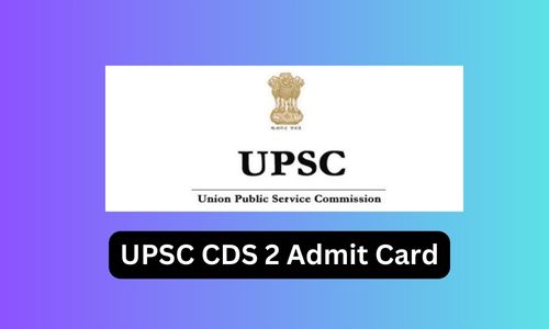 UPSC CDS 2 Admit Card