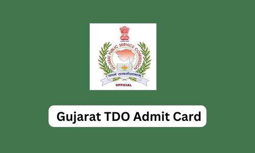 Gujarat TDO Admit Card